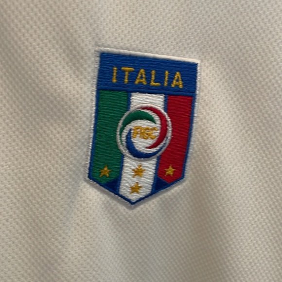 Italian White Golf shirt - Picture 3 of 6